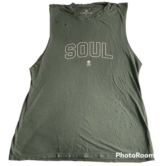 SOULCYCLE Distressed Tank Top Size Small - Picture 1 of 8